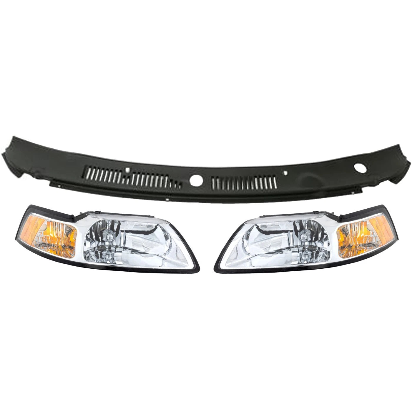 Wiper Cowl Grilles for Ford Mustang (1999–2000)