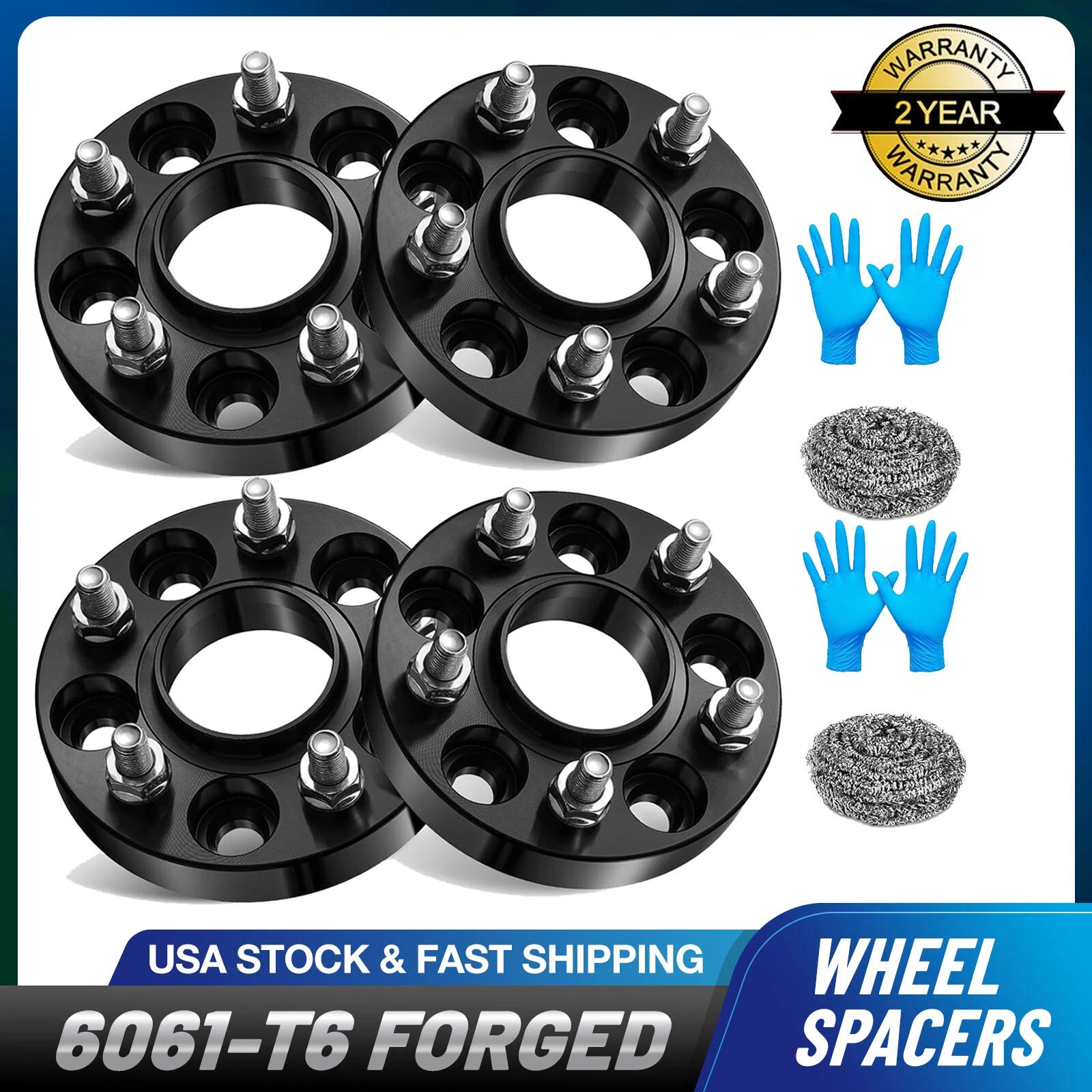 Set of 2 Wheel Spacers for Ford Thunderbird Fusion Bronco (1994–2023)