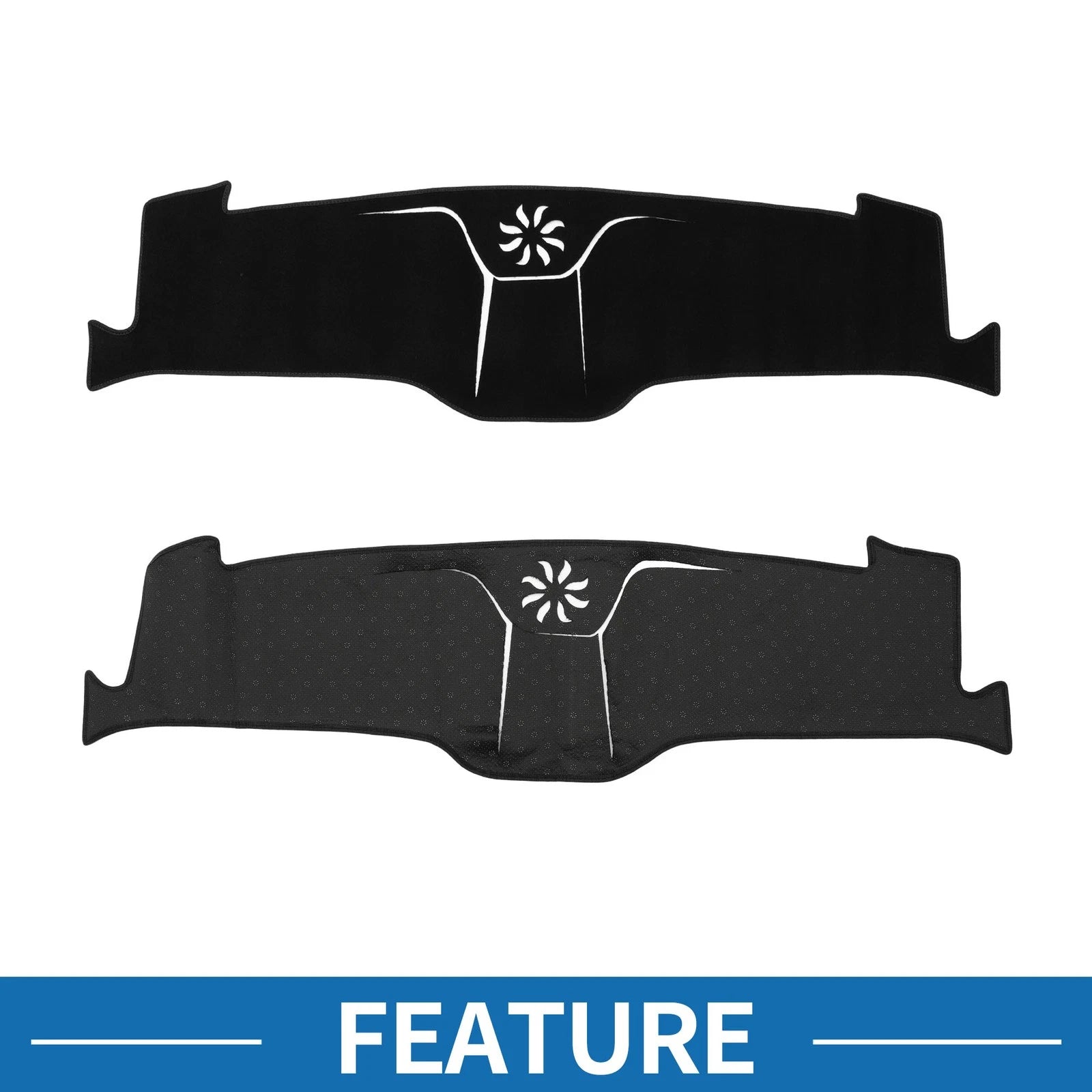 Dashboard Cover Mat for Ford Mustang Mach-E (2021–2023) Sun Protector Black
