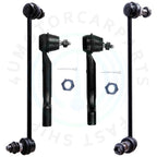 Set of 4 Front Outer Tie Rod Ends for Nissan Rogue (2008–2013)