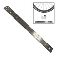 Stainless Steel Spoke Measuring Ruler for Accurate Measurements (13 Inch)