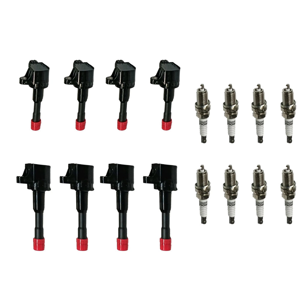 Set of 8 Ignition Coils and Spark Plugs for Honda Civic Hybrid (2006–2011)