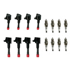 Set of 8 Ignition Coils and Spark Plugs for Honda Civic Hybrid (2006–2011)