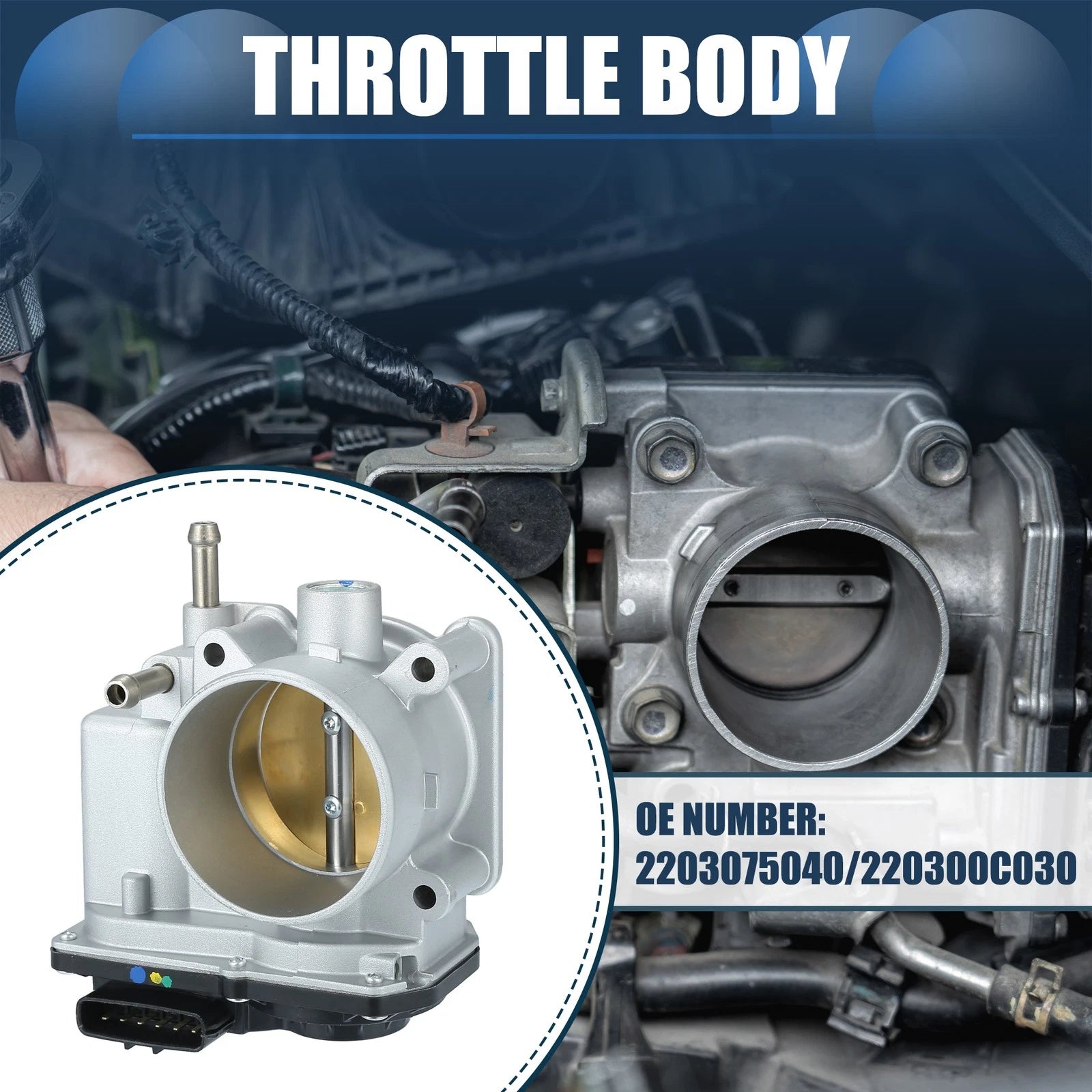 Throttle Body for Toyota Tacoma 2.7L L4 (2016–2022) 2203075040/220300C030