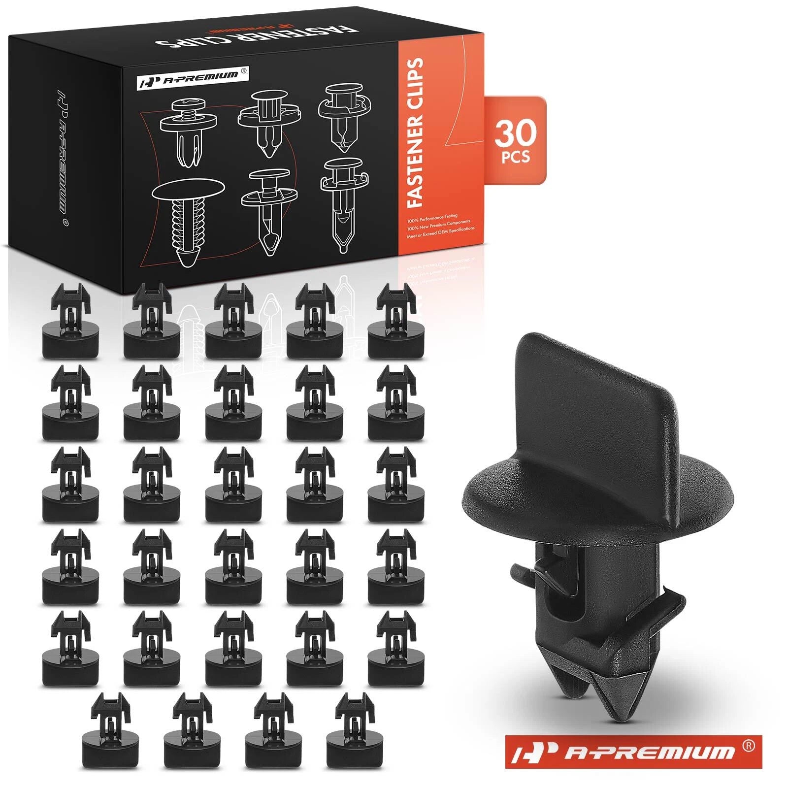 Panel Insulation Retainer Clips for Buick Cadillac (6.2 x 9 mm, 30Pc) (1955–2025)