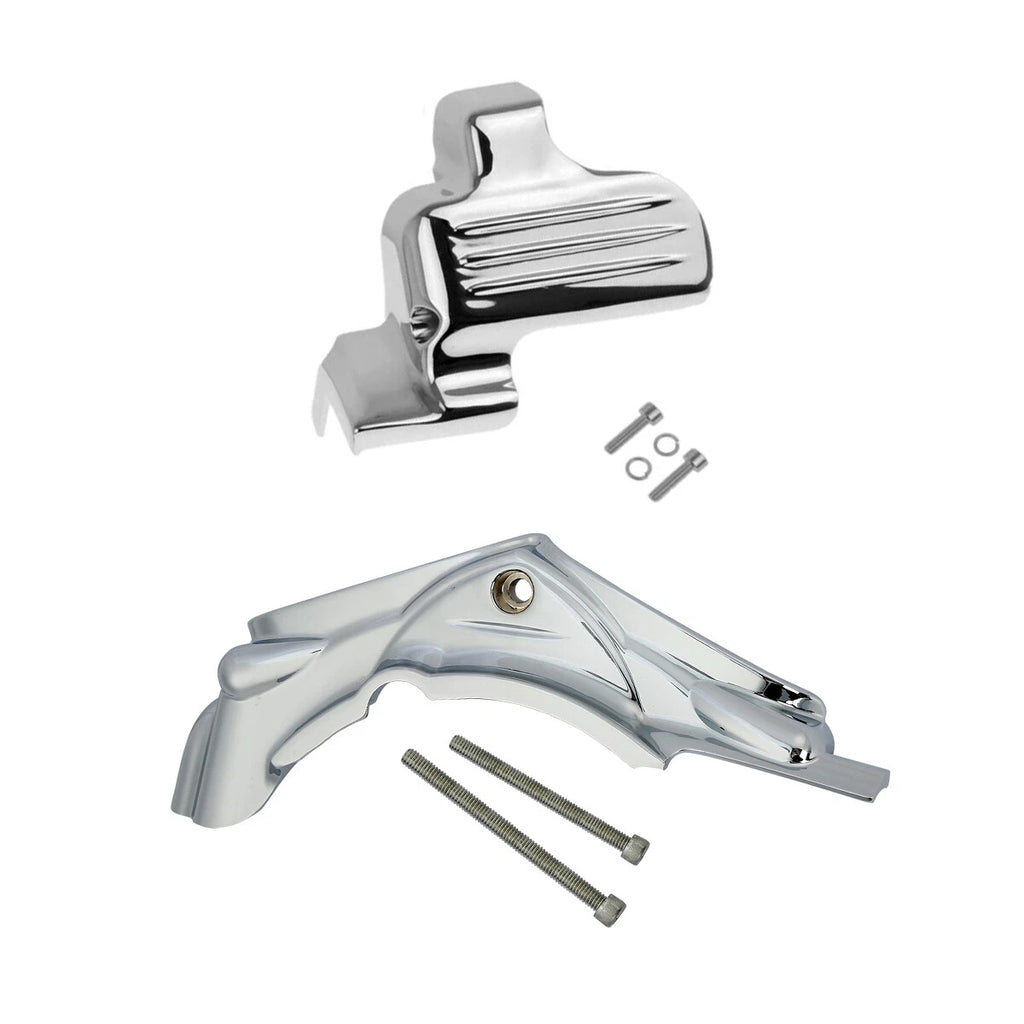 Chrome Cylinder Base Side Cover & Starter Cover for Harley Touring (2007–2016)