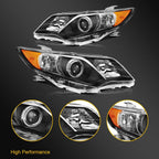 2Pcs Projector Headlights Assembly for Toyota Camry (2012–2014)