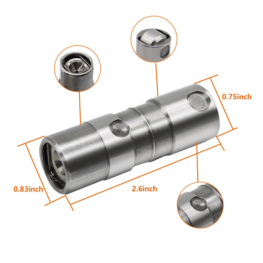 Set of 16 Hydraulic Roller Lifters for Chevy 5.3 5.7 6.0 LS1 LS2 LS3 LS7