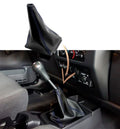 Manual Shift Boot for Jeep Wrangler (2003–2006) Blue Stitch Leather Synthetic