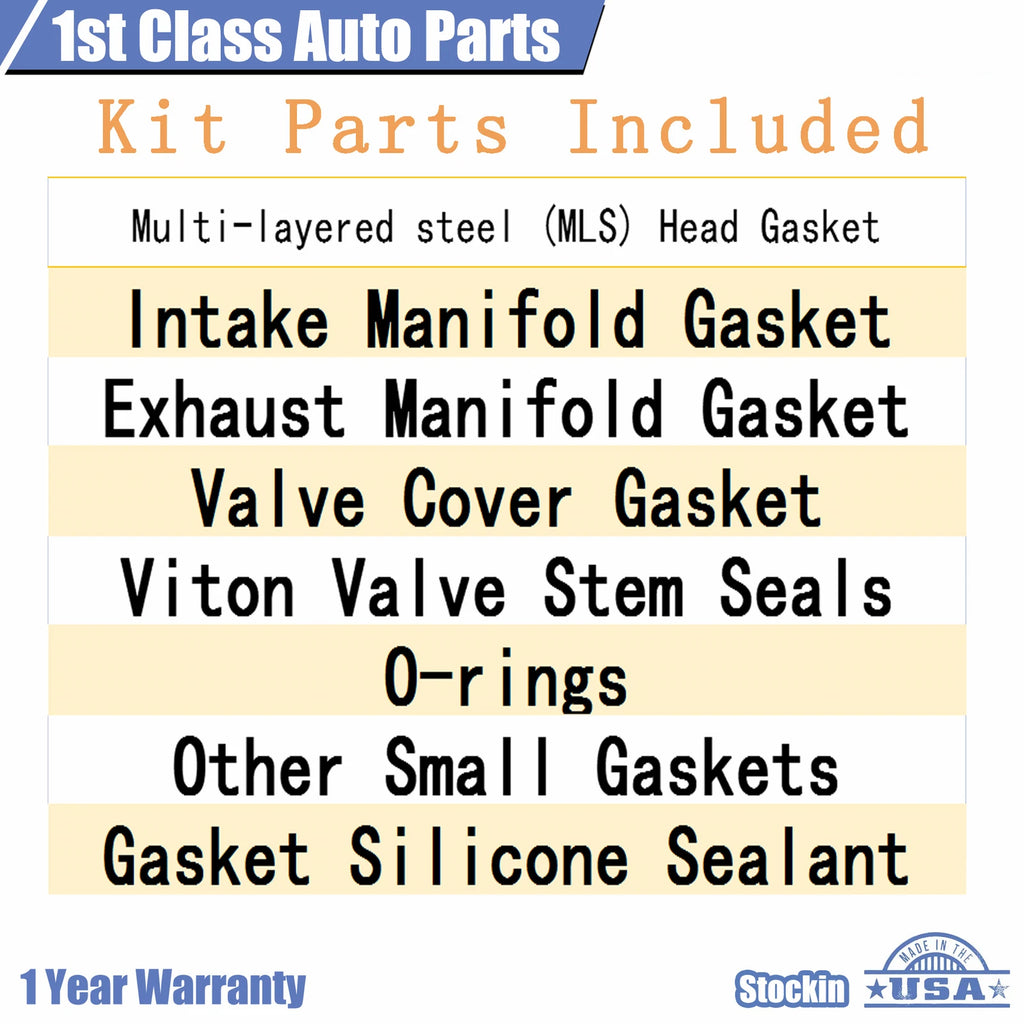 Head Gasket Set for GMC Canyon, Chevy Colorado, Hummer H3, Isuzu i-370 (2004–2012)