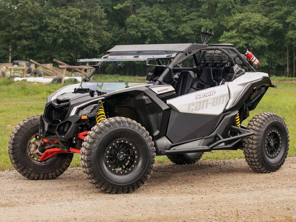 SuperATV Tree Kicker Nerf Bars for Can-Am Maverick X3 (2017–2023) - Black