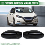 Pair Rearview Mirror Covers for Nissan Altima (2013–2018) Gloss Black