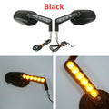 Set of 2 Rearview Mirrors with LED Turn Signals for Harley V-Rod VRSCF (2009–2017)