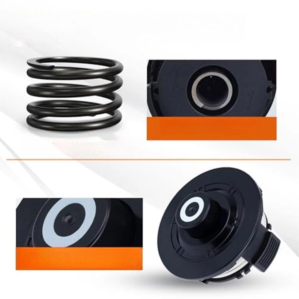 Set of 4 Spools with 2 Covers & 2 Springs for DUR181 Grass Trimmer (2018–2023)