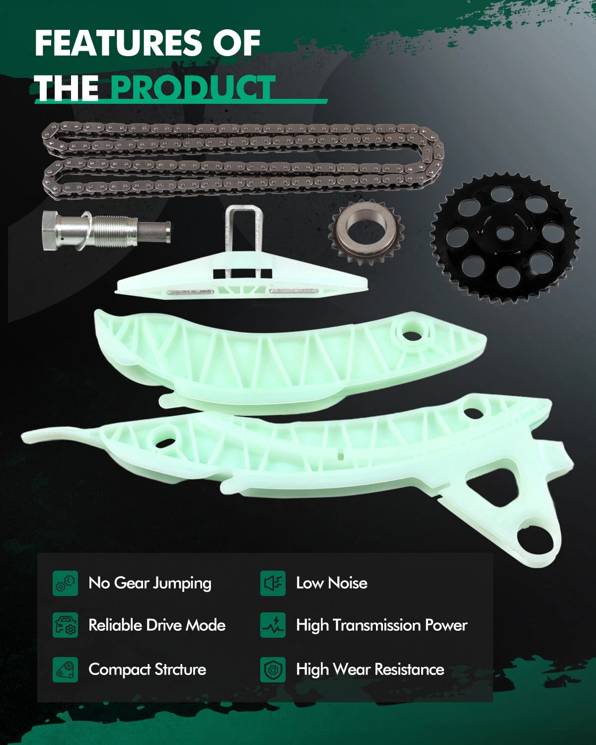 Timing Chain Component Kit for Mini Cooper 1.6L L4 (2007–2010)