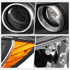 Left Driver Side Projector Headlight Lamp for Elantra Sedan (2017–2018)
