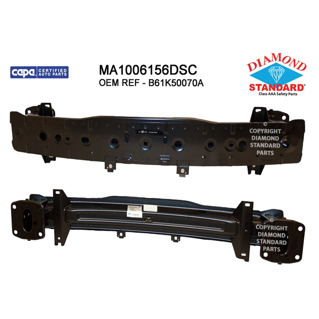 Replacement Steel Front Bumper Impact Bar for Ford Ranger (2011–2018)