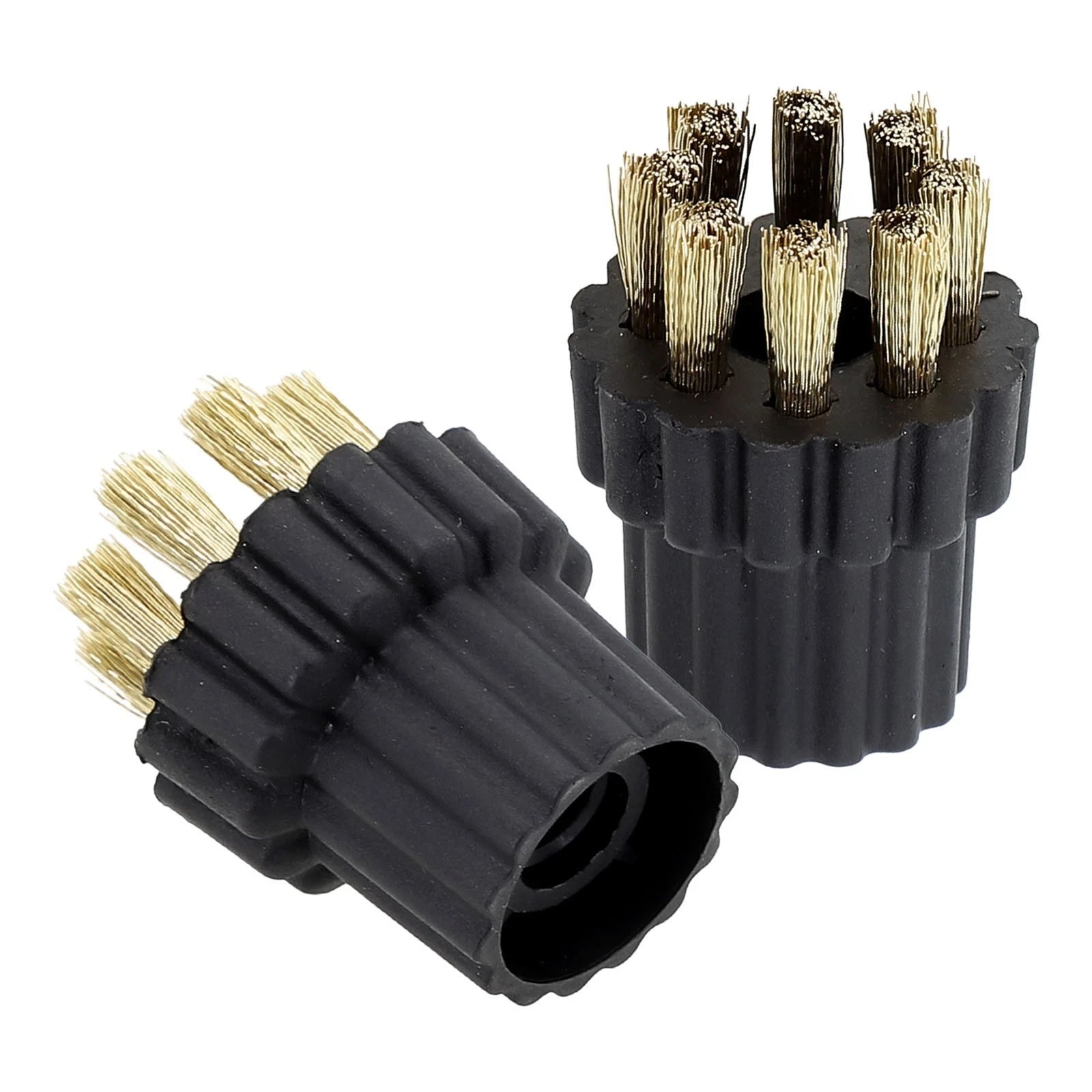 2 Pcs Brass Brush Head for Steam Mop-X5 (Fit for Steam Cleaner)