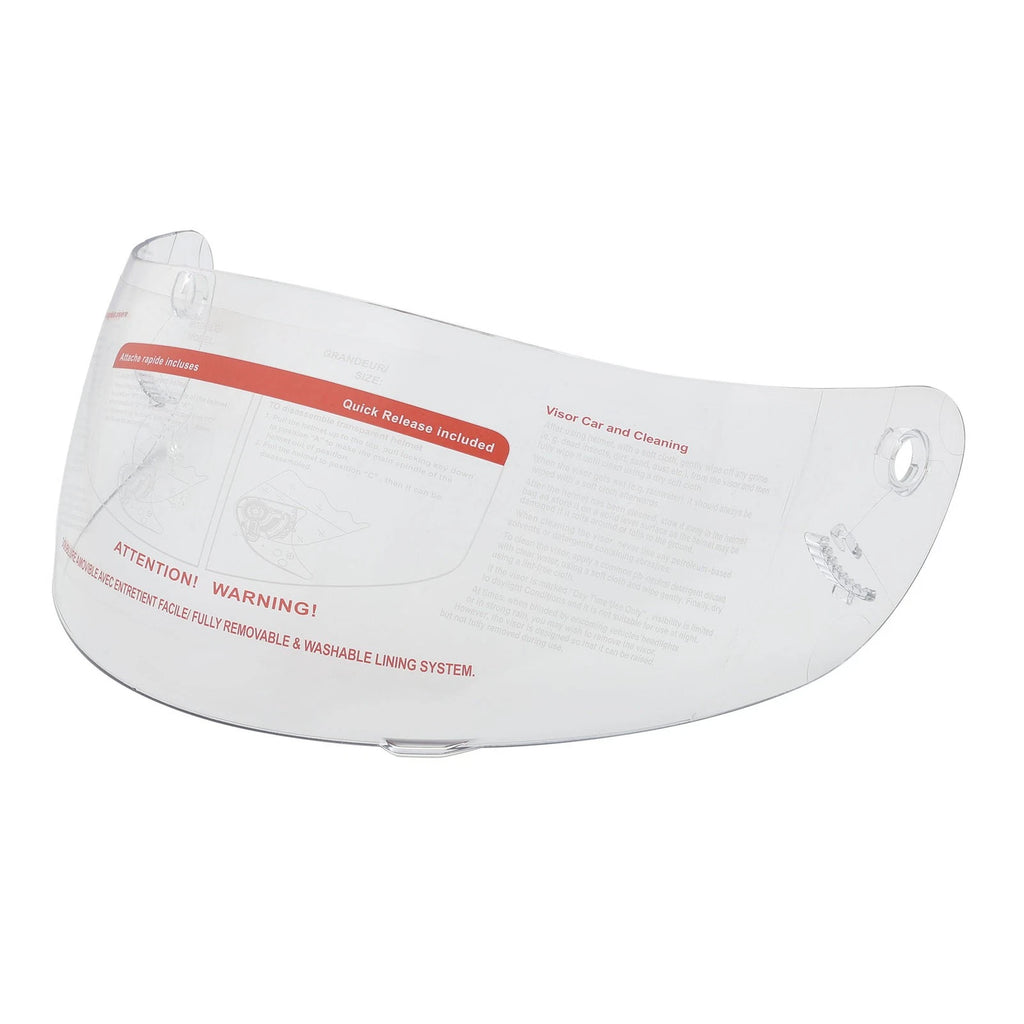 Clear Flip Up Full Face Helmet Visor Shield for Motorcycle (2010–2023)