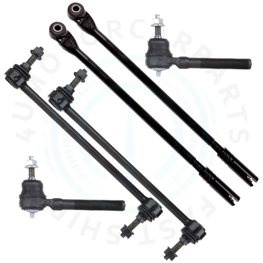 Set of 6 Tie Rod Ends and Sway Bar Kit for Chrysler Concorde (1998–2004)
