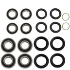 Front and Rear Wheel Bearings Seals Kit for Yamaha Rhino 450 660 700 (2012)