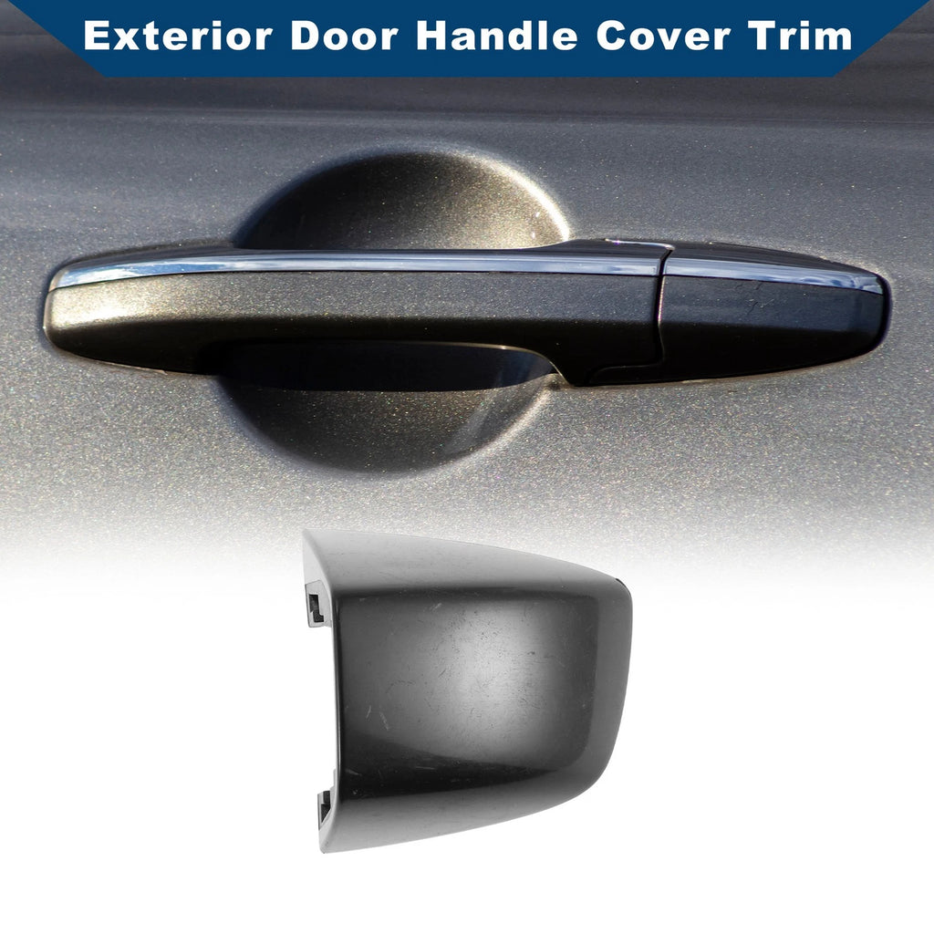 Exterior Door Handle Cover Trim for Audi Q7 (2017–2023) Black ABS