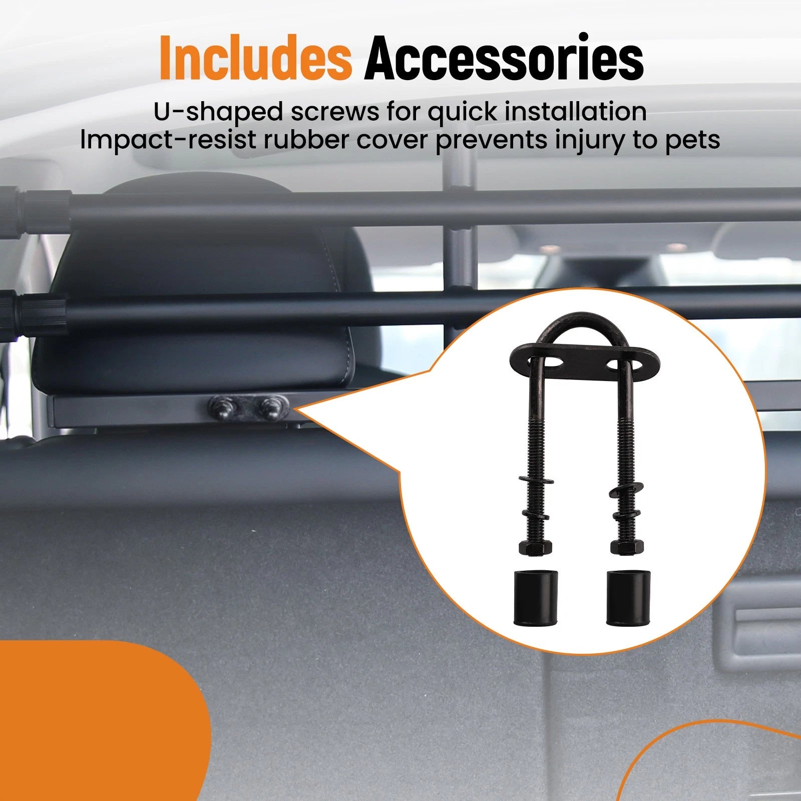 Adjustable Pet Divide Barrier for Tesla Model Y (2021–2023)