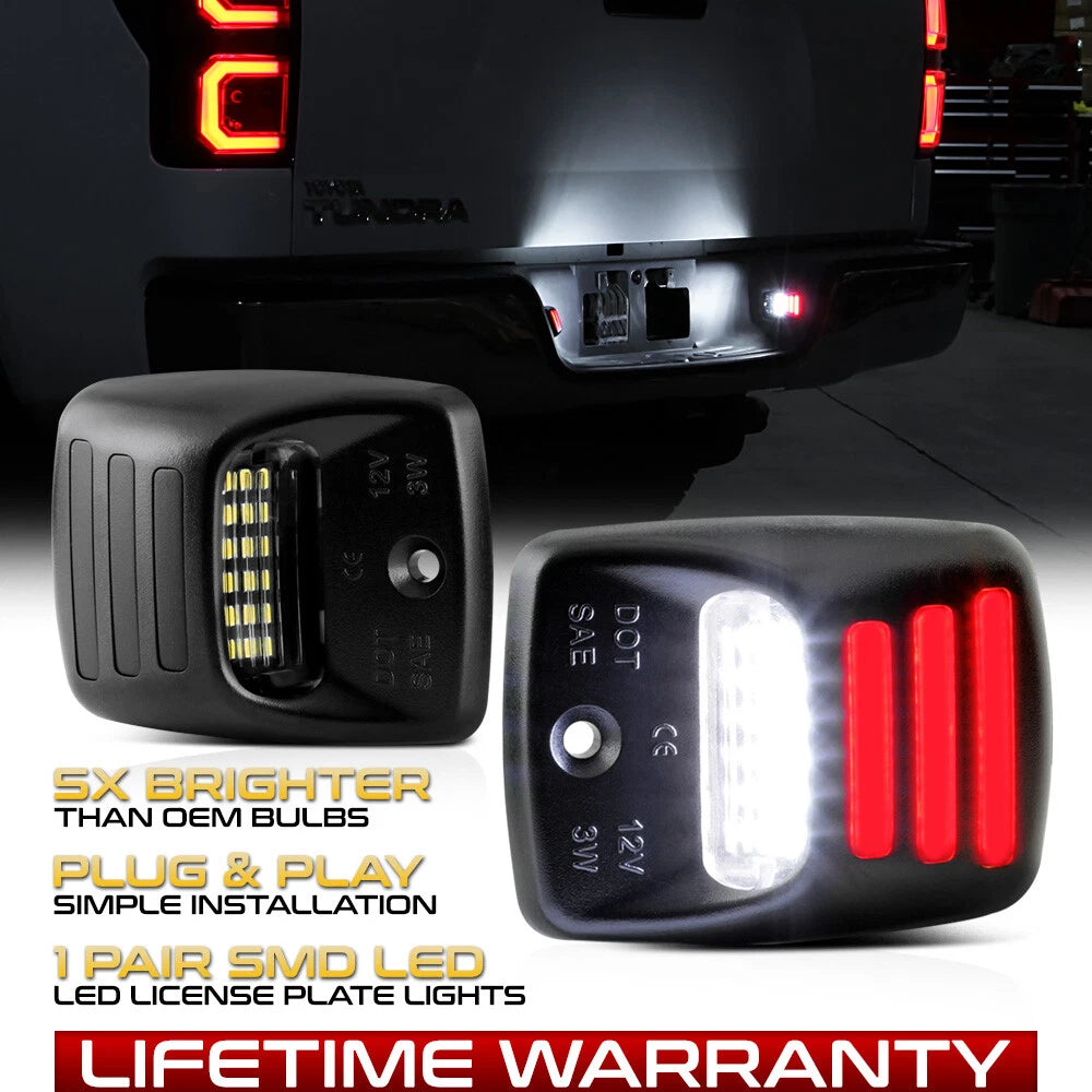 LED License Plate Light for Toyota Tacoma/Tundra (2005–2015)