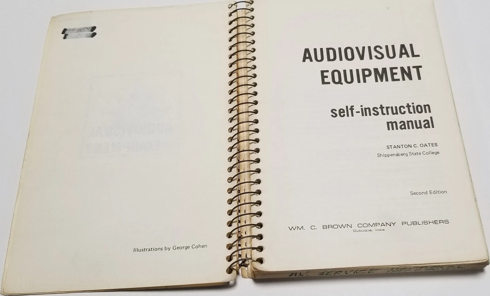 Self-Instruction Manual for Audiovisual Equipment (Used, Rare)
