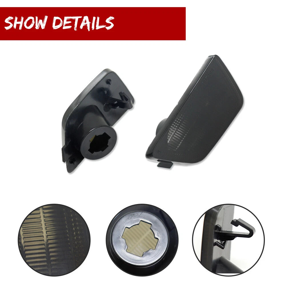 Smoked Front Side Marker Light Housings for Chevy Cruze (2011–2015)