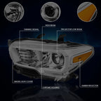 Left Side Projector Headlight for Hyundai Santa Fe (2019–2020)