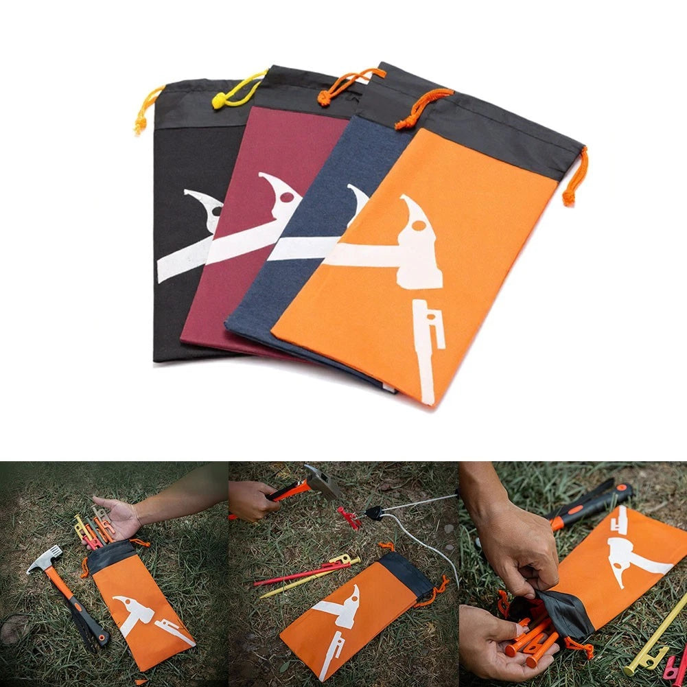 Storage Bag for Camping Supplies (Pegs, Ropes, Hooks, Tools) 37g Lightweight