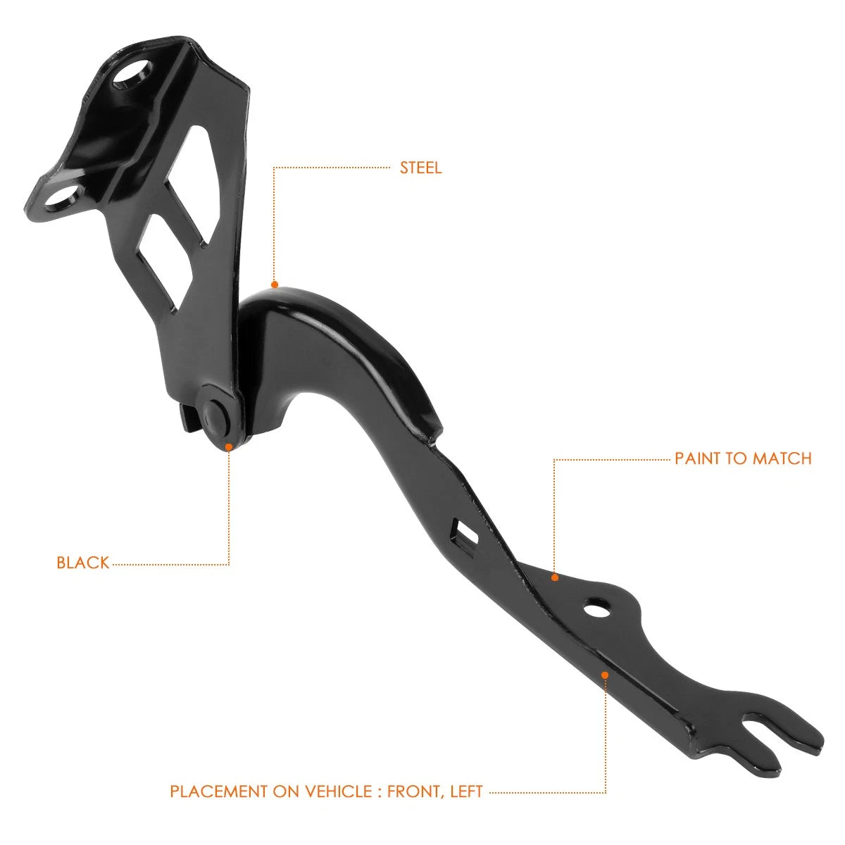 OE Style Left Driver Side Engine Hood Hinge for Scion iA/Toyota Yaris iA (2016–2020)