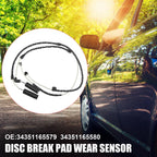 2X Disc Brake Pad Wear Sensor for BMW X5 (2000–2006) 34351165579