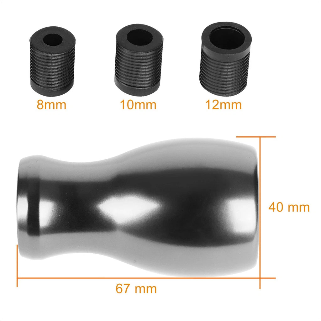 J2 Flat Top Teardrop Aluminum Shift Knob for Universal 6-Speed Manual (All Years)