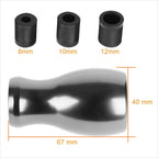 J2 Flat Top Teardrop Aluminum Shift Knob for Universal 6-Speed Manual (All Years)