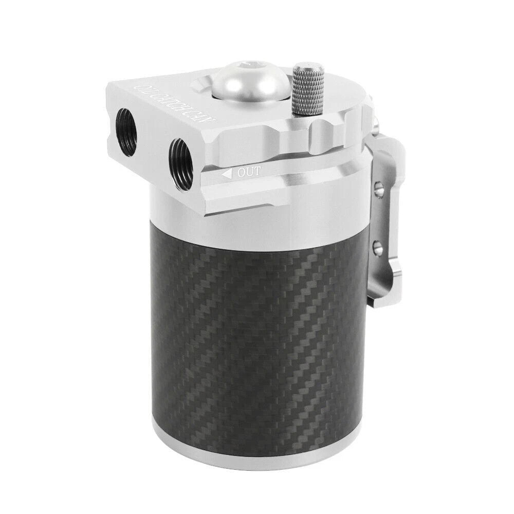 Baffled Oil Catch Can for Universal Applications