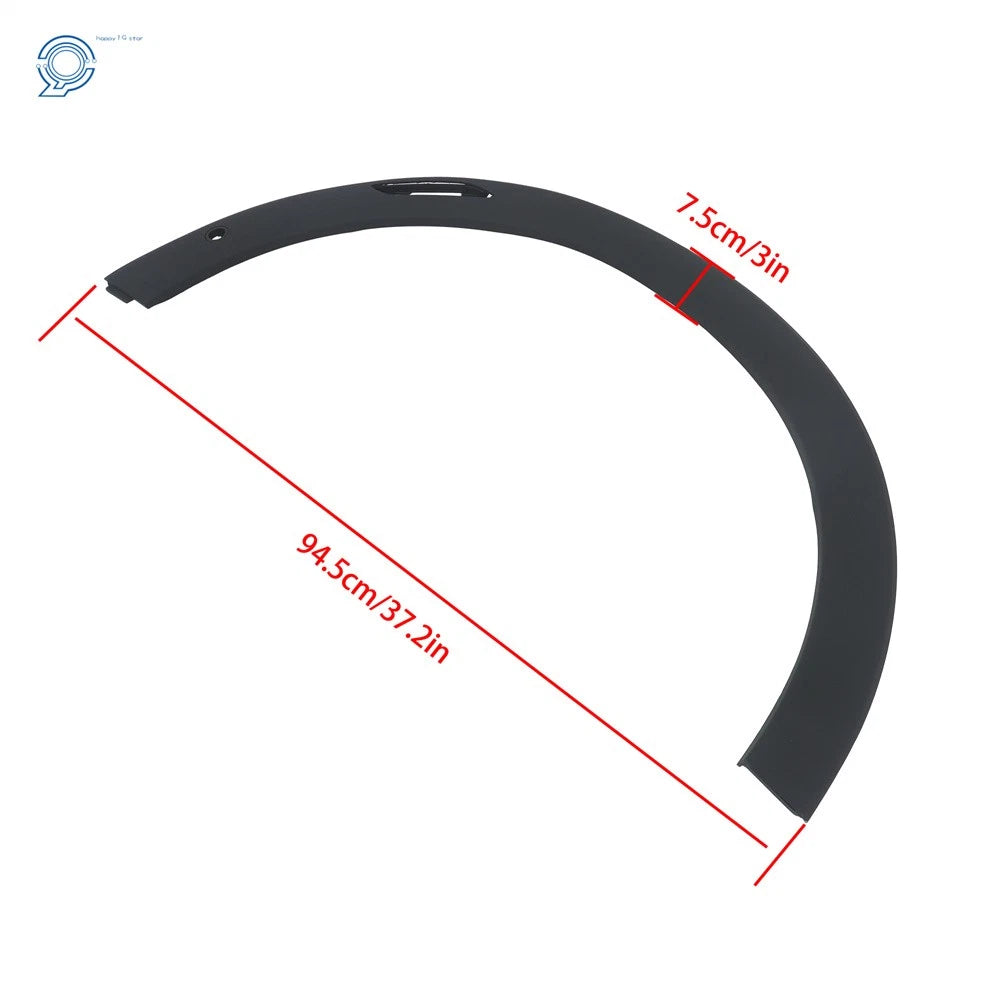 Set of 2 Black Fender Flares for Encore GX (2020–2023)