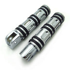 Chrome Edge Cut Footpegs for Honda CBR 1100XX (2000–2003)