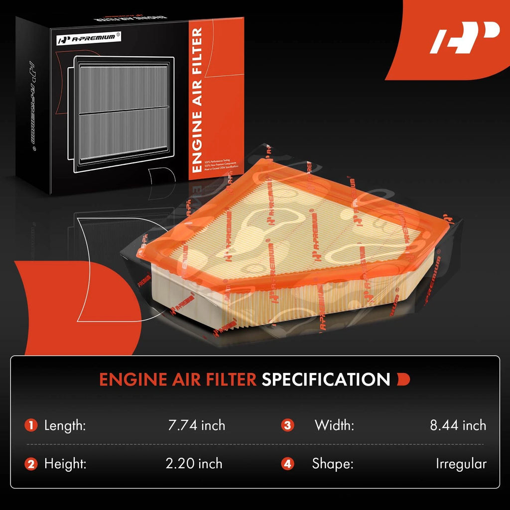 2X Engine Air Filter for Ford Focus (2008-2011) L4 2.0L Flexible Panel