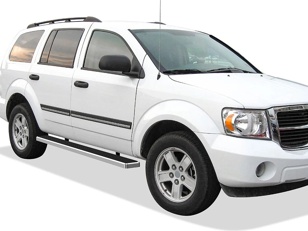 Set of 2 Stainless Steel Running Boards for Dodge Durango (2004-2010)