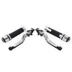 Silver Extendable Brake Clutch Lever Grip Set for Street Twin (2016-2023)