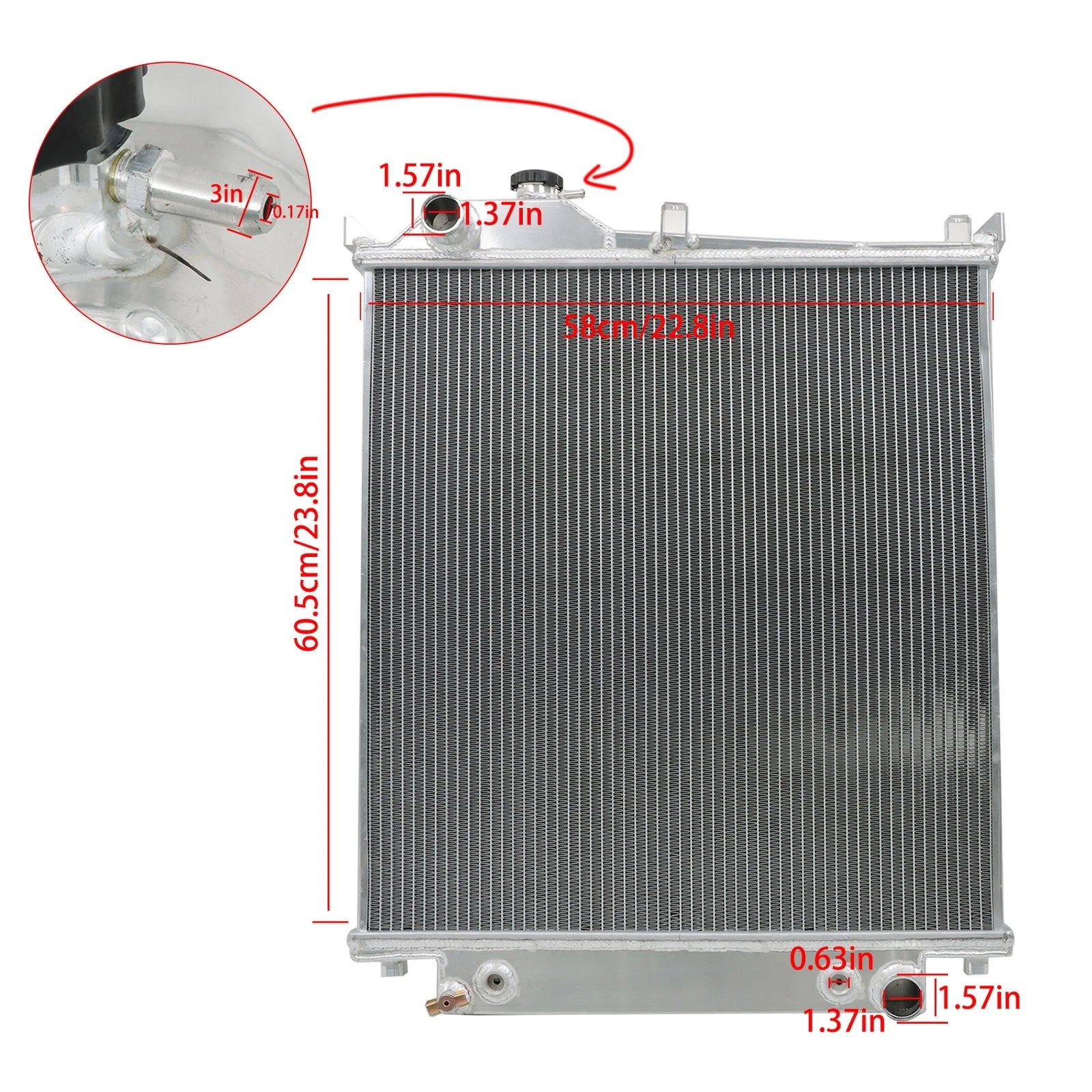 Radiator for Ford Explorer Mercury Mountaineer (2006-2007)