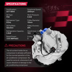 A/C Compressor w/Clutch for BMW 530i 2004–2010, 320i, 325Ci