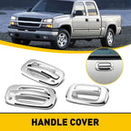 Chrome Tailgate Handle Cover for Chevy Silverado Sierra (1999–2006) PSKH EXV