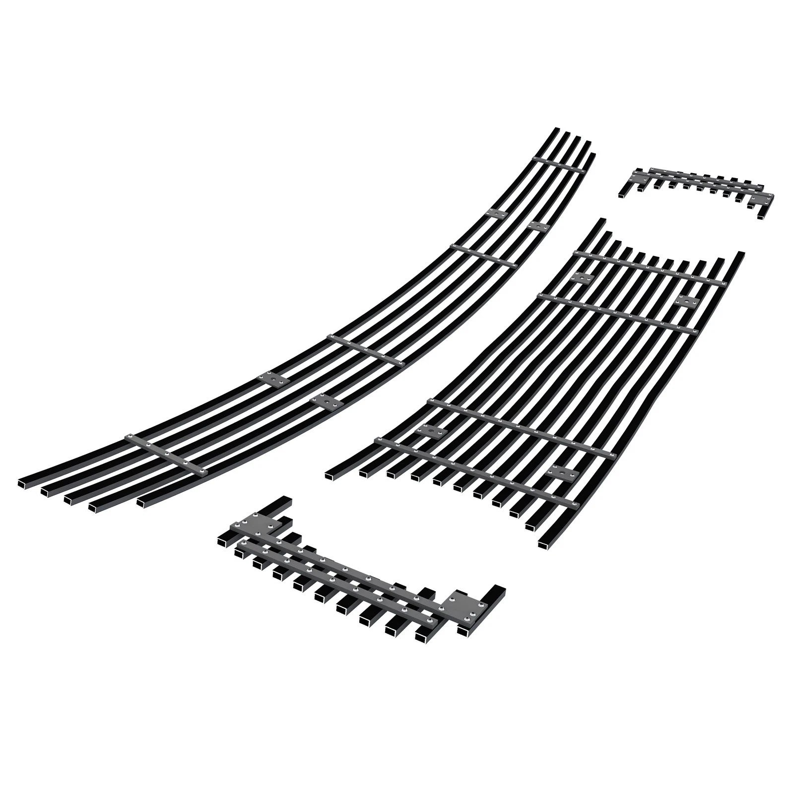Stainless Black Billet Grill Insert for Ford Mustang GT (2005-2009)