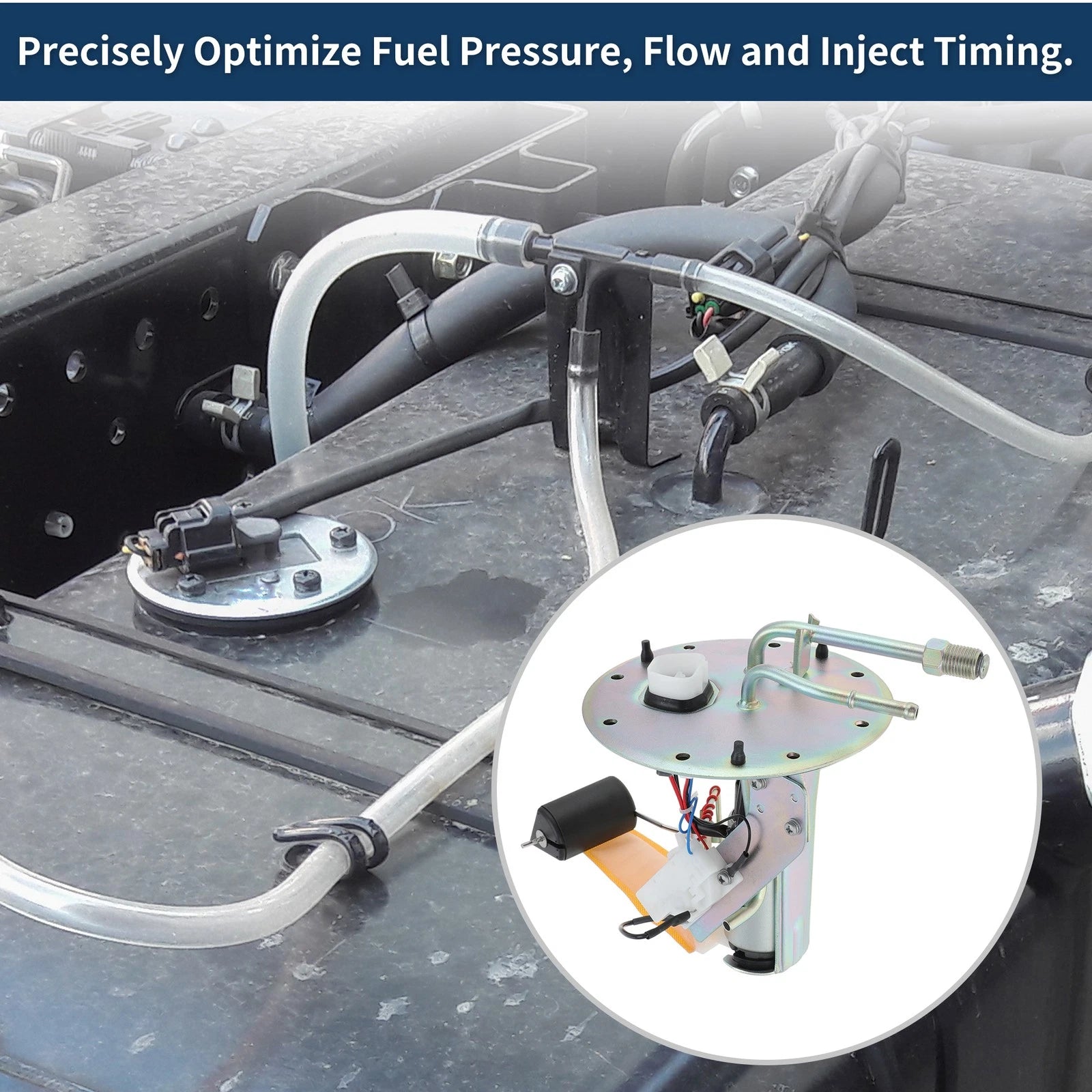 Fuel Tank Sending Unit for Toyota Corolla, Geo Prizm (1994–1996) No. 83420-20040