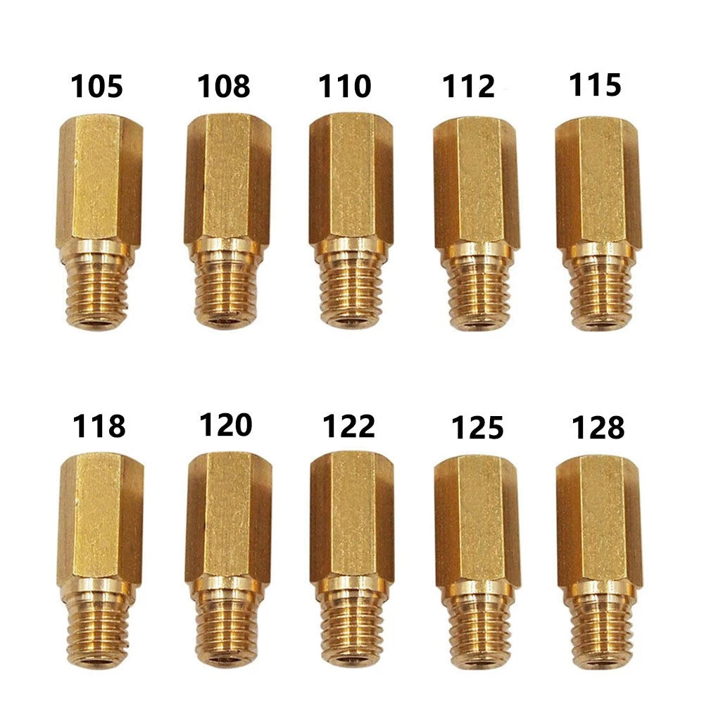 10pcs Carb Main Jet 105-128 for PWK PE OKO KOSO