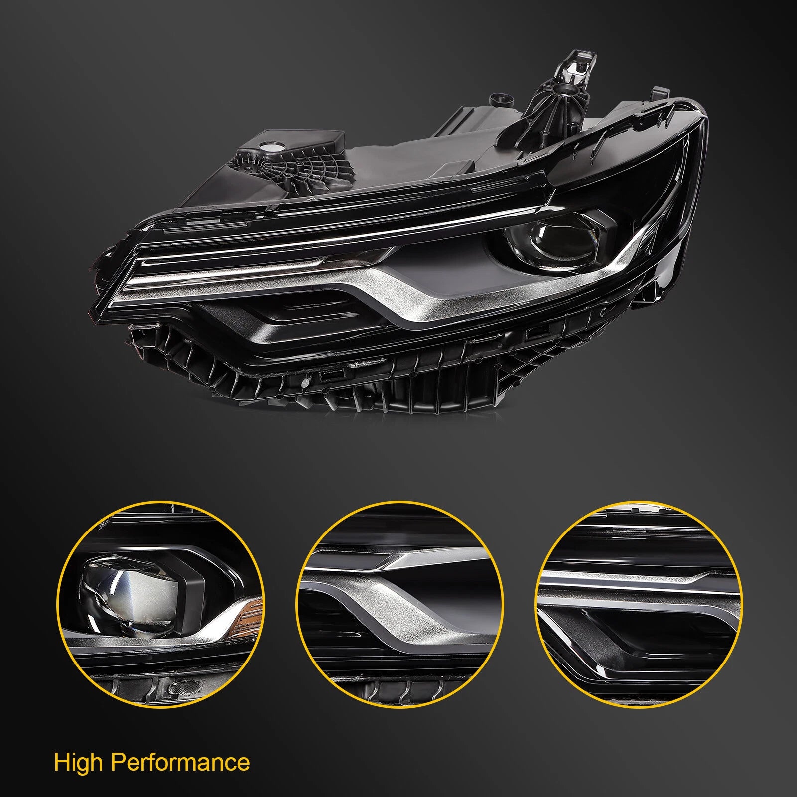 Full LED Headlight for Cadillac XT6 (2020–2023)