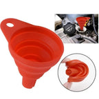 Collapsible Silicone Car Funnel for Oil - Space Saving Design